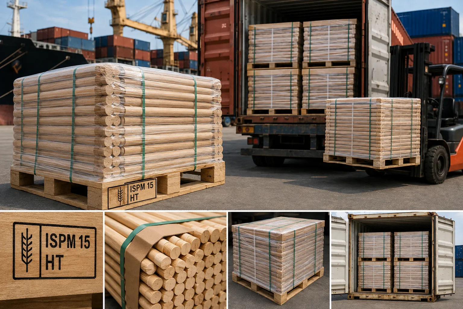 Logistics & ISPM 15 Packaging Criteria for Large-Scale Wooden Handle Imports